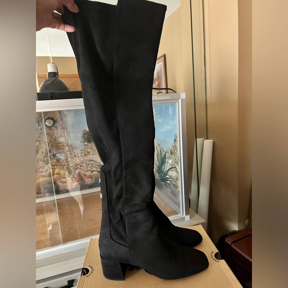Aldo Black Knee High Boots